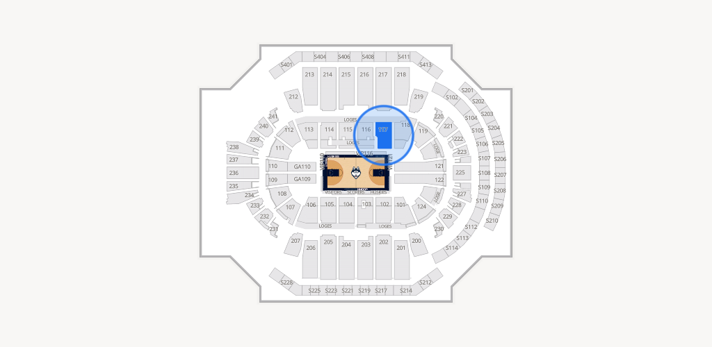 PeoplesBank Arena Seating Chart