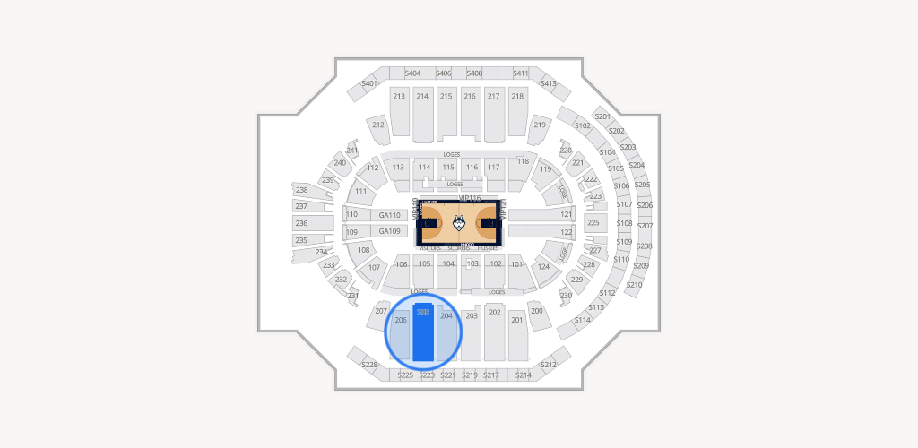 PeoplesBank Arena Seating Chart