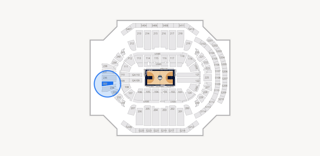 PeoplesBank Arena Seating Chart