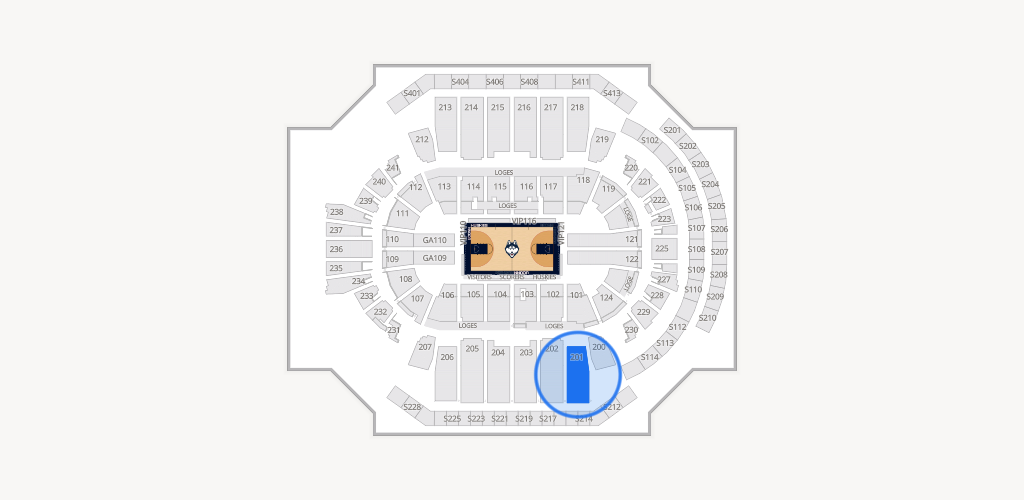 PeoplesBank Arena Seating Chart