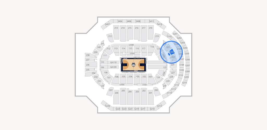 PeoplesBank Arena Seating Chart