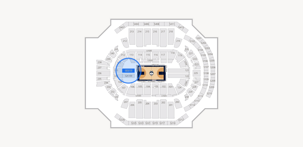 PeoplesBank Arena Seating Chart