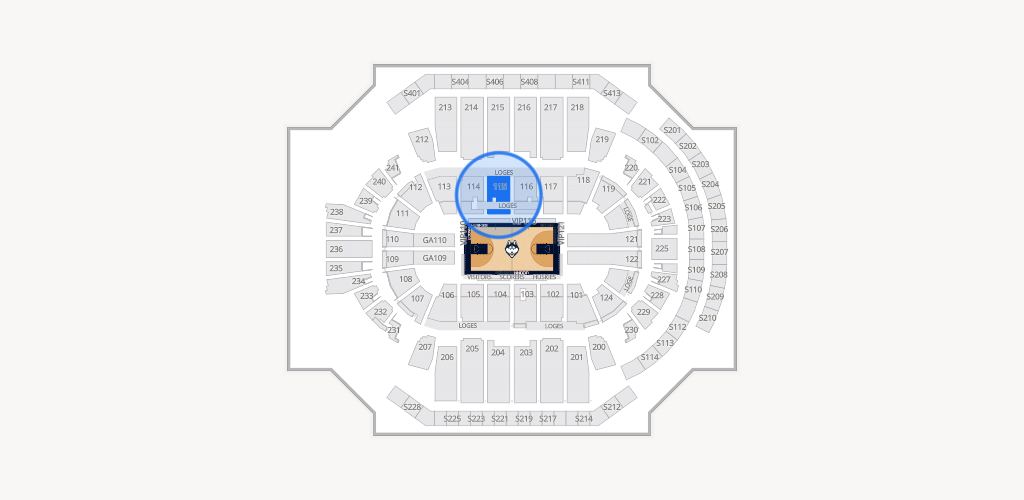 PeoplesBank Arena Seating Chart
