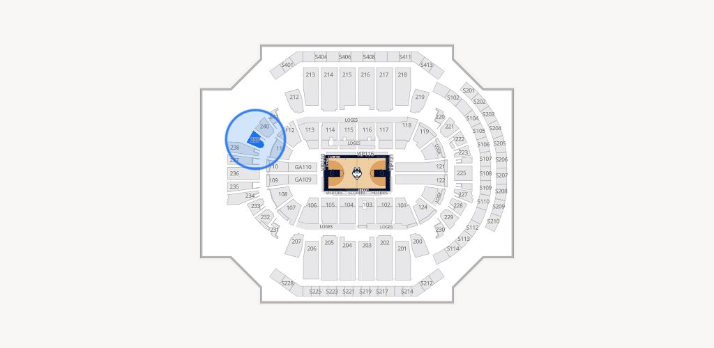 PeoplesBank Arena Seating Chart