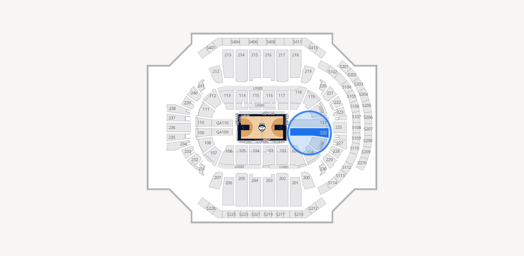 PeoplesBank Arena Seating Chart