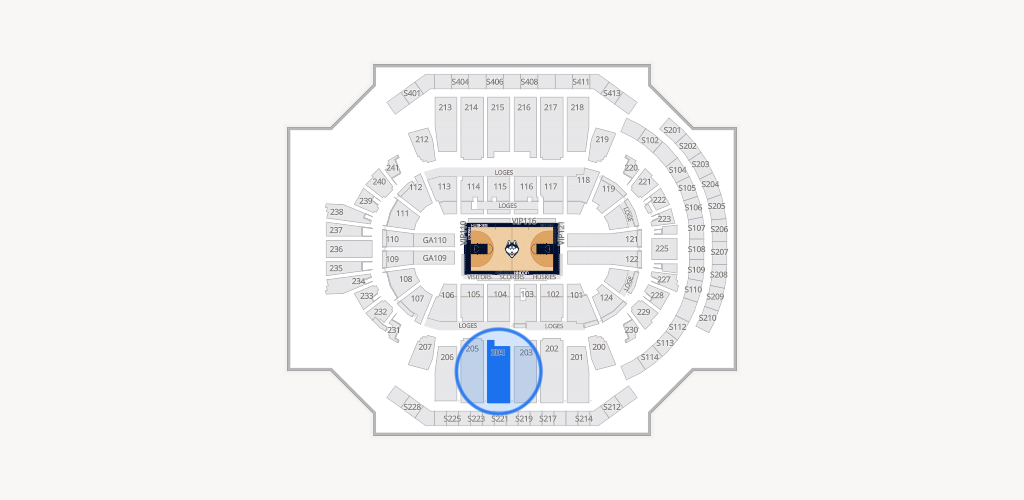 PeoplesBank Arena Seating Chart