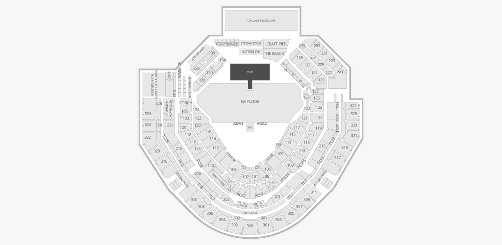 Petco Park Seating Chart