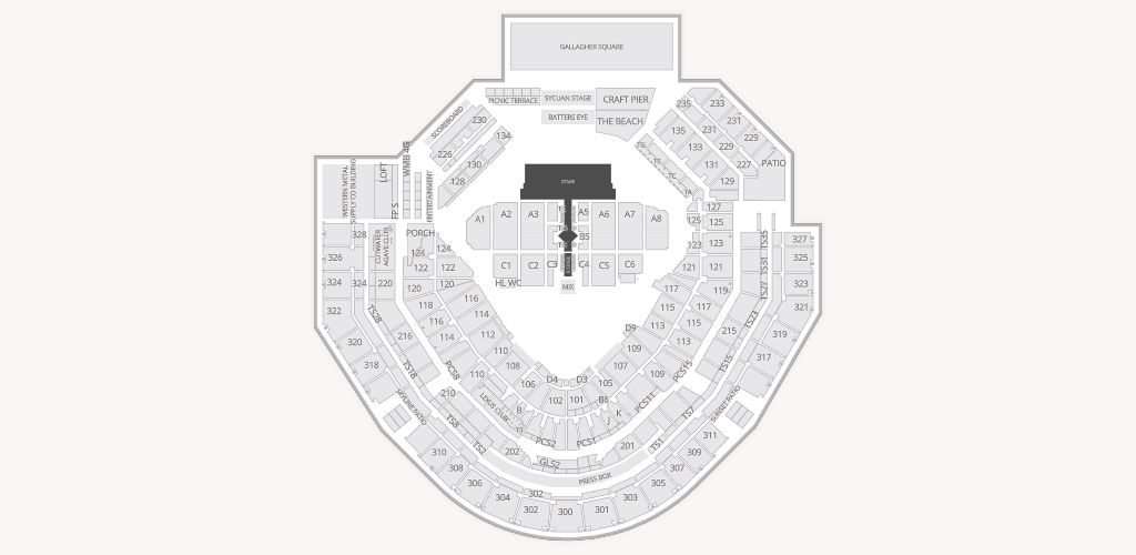 Petco Park Seating Chart