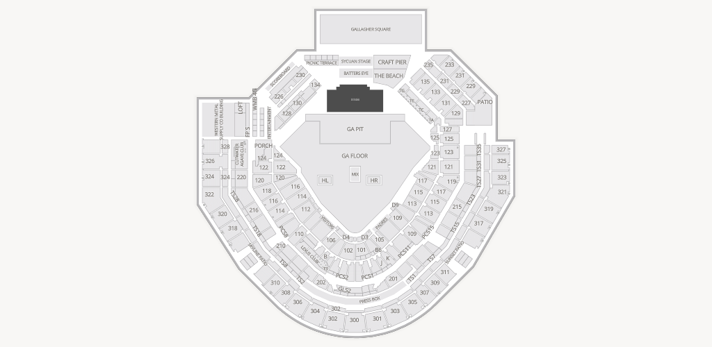 Petco Park Seating Chart