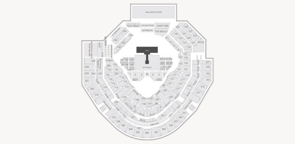 Petco Park Seating Chart