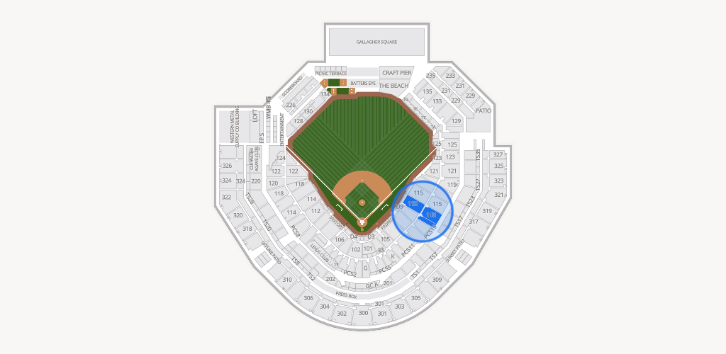Petco Park Seating Chart