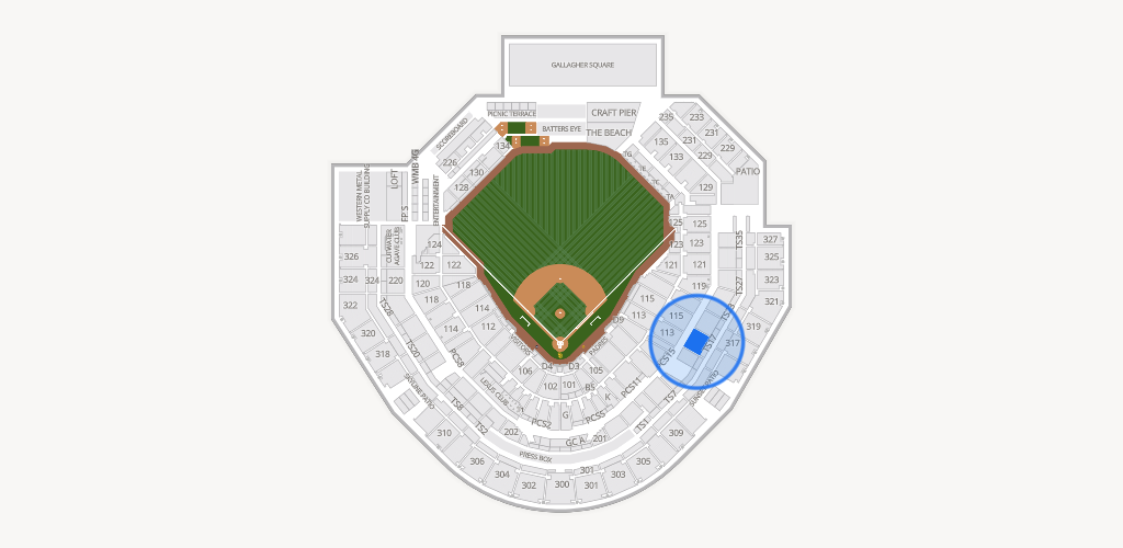 Petco Park Seating Chart