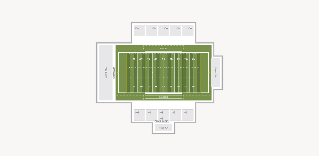 Pete Hanna Stadium Seating Chart