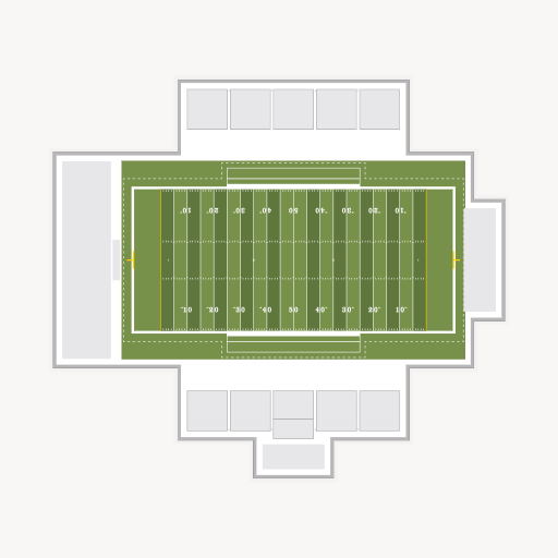 Pete Hanna Stadium seating chart