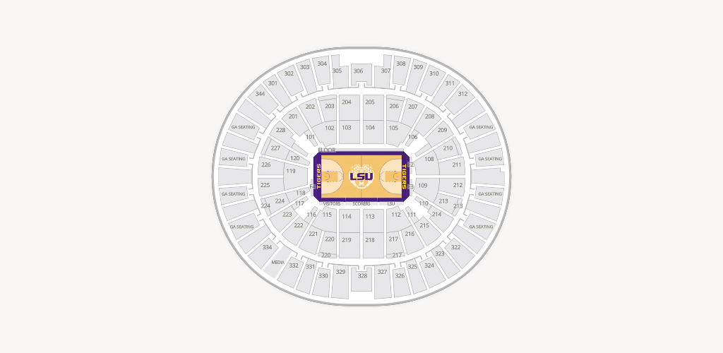 Pete Maravich Assembly Center Seating Chart