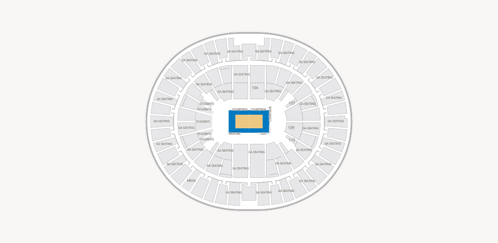 Pete Maravich Assembly Center Seating Chart