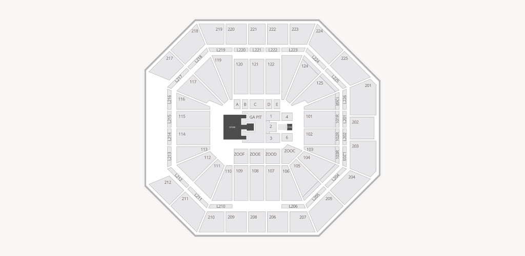 Petersen Events Center Seating Chart