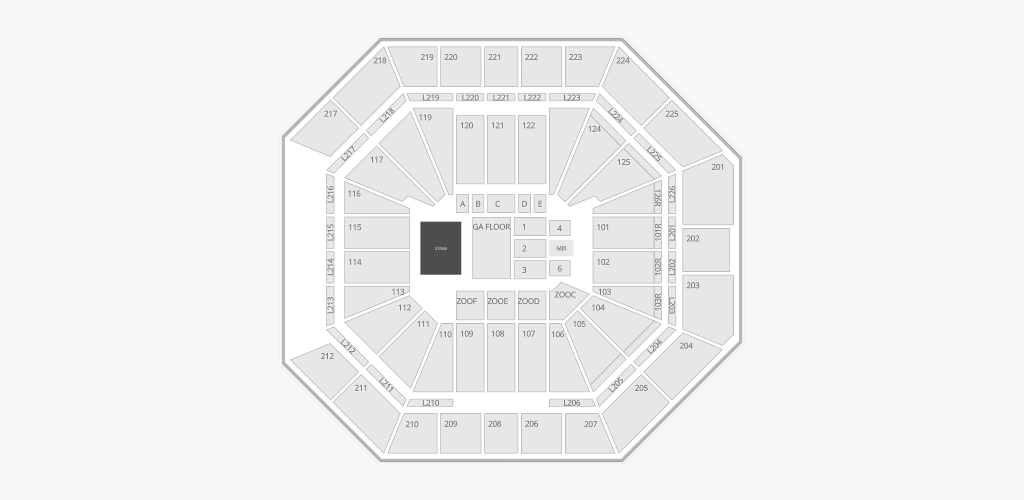 Petersen Events Center Seating Chart