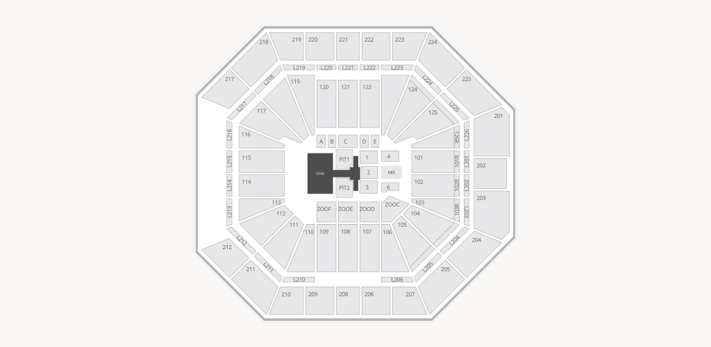 Petersen Events Center Seating Chart
