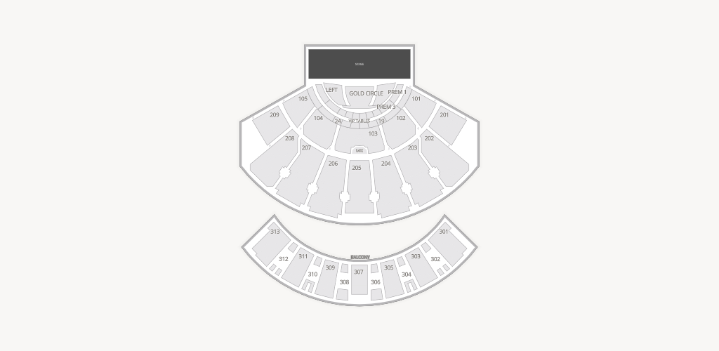 PH Live at Planet Hollywood Seating Chart