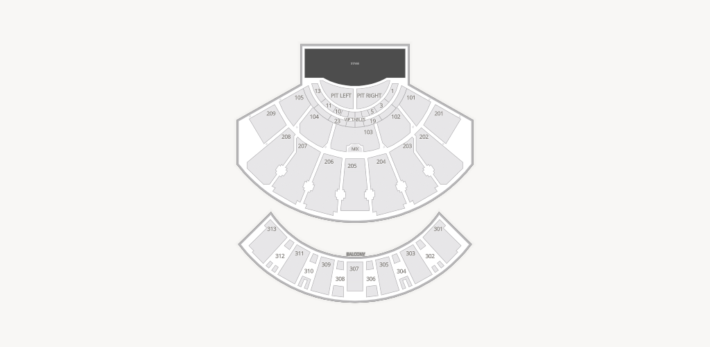 PH Live at Planet Hollywood Seating Chart