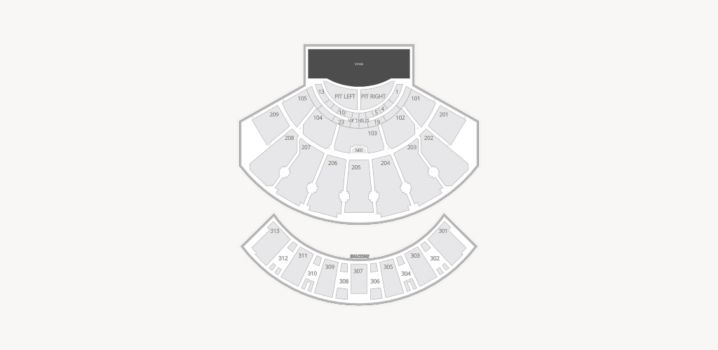 PH Live at Planet Hollywood Seating Chart