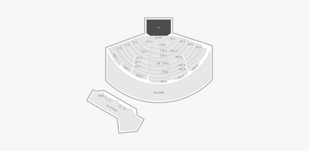 Pine Knob Music Theatre Seating Chart