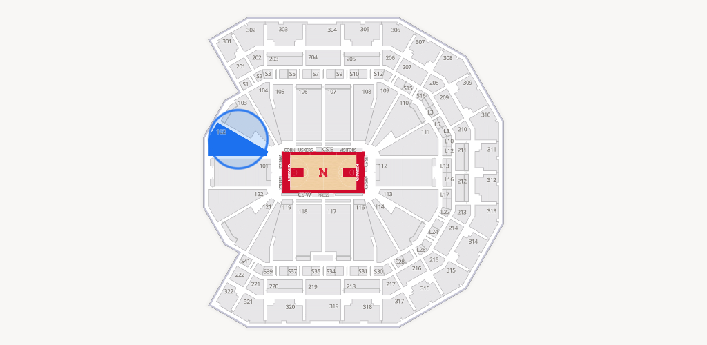 Pinnacle Bank Arena - Section 102 Seat View | SeatGeek.ca