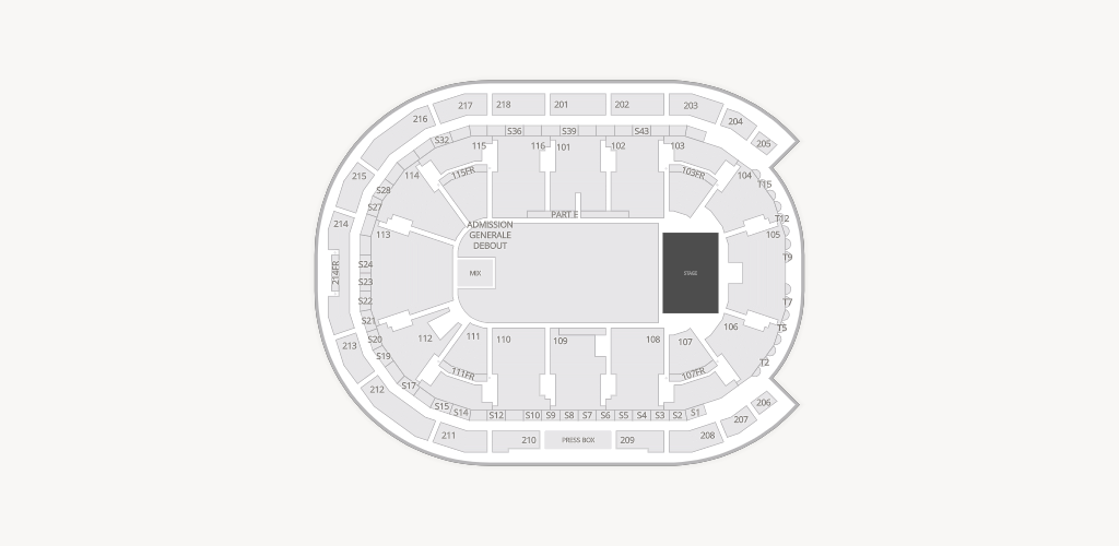 Place Bell Seating Chart