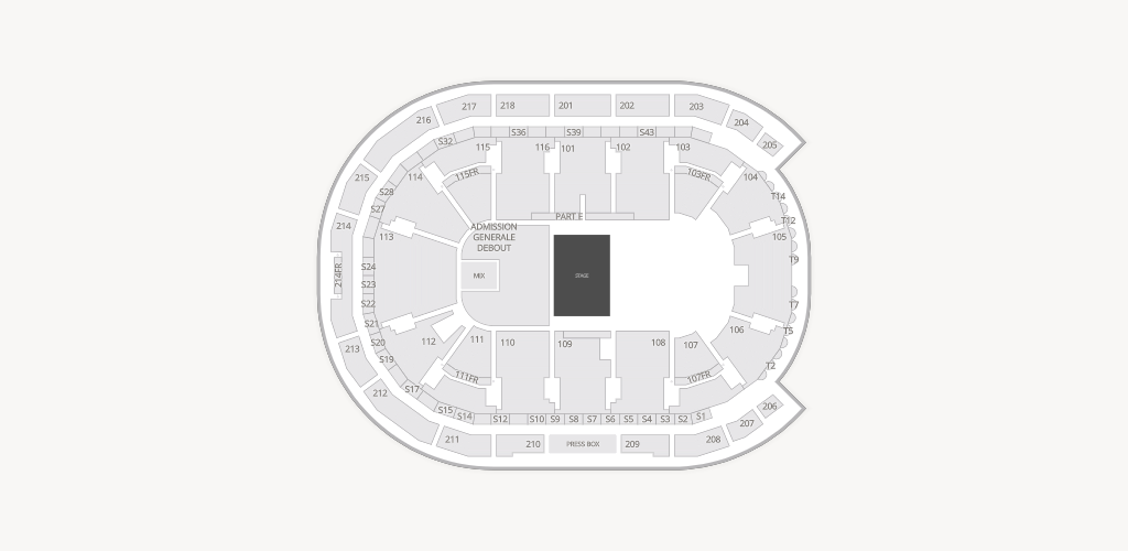 Place Bell Seating Chart
