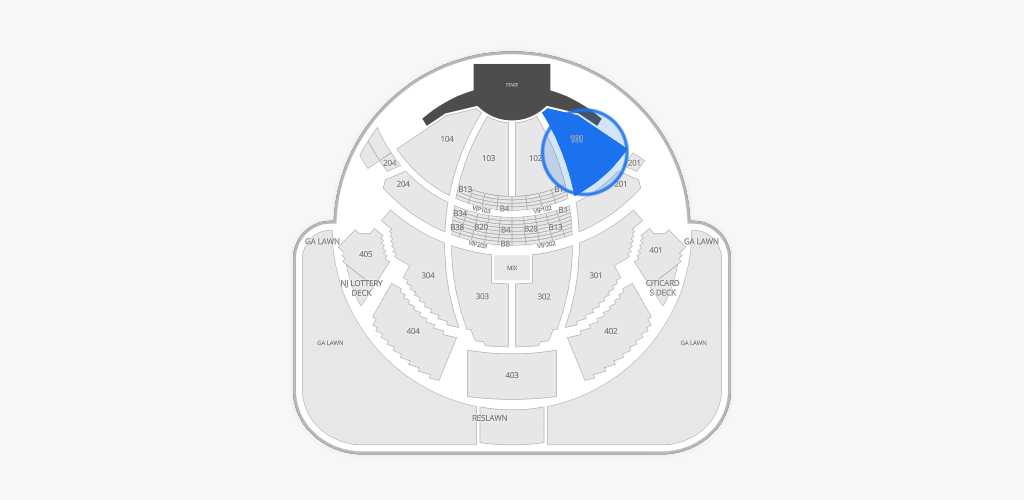 PNC Bank Arts Center Seating Chart