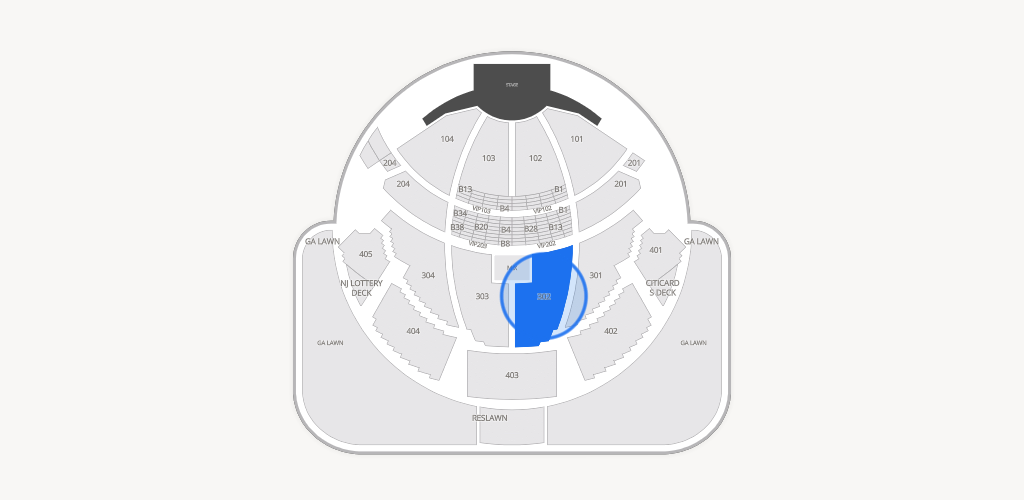 PNC Bank Arts Center Seating Chart