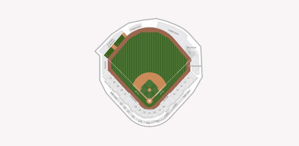 PNC Field Seating Chart