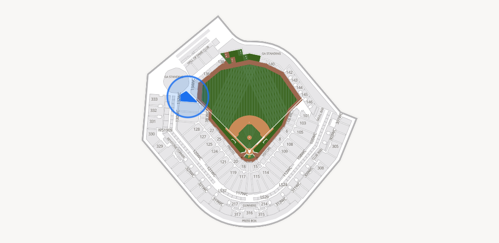 PNC Park Seating Chart