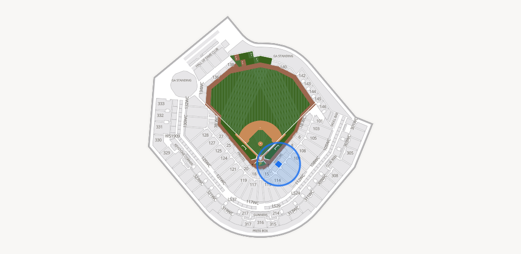 PNC Park Seating Chart