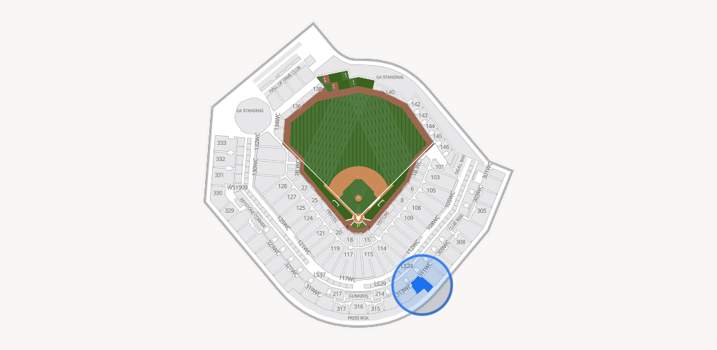 PNC Park Seating Chart