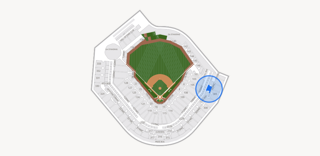 PNC Park Seating Chart