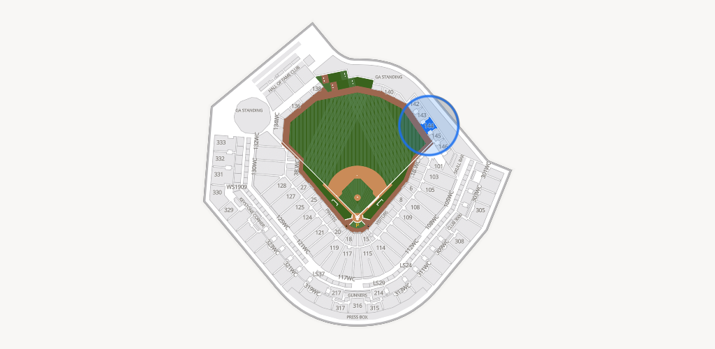 PNC Park Seating Chart