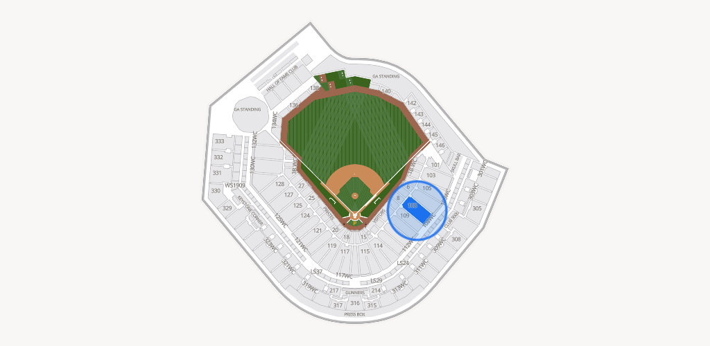 PNC Park Seating Chart