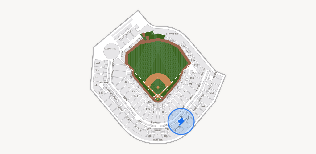 PNC Park Seating Chart