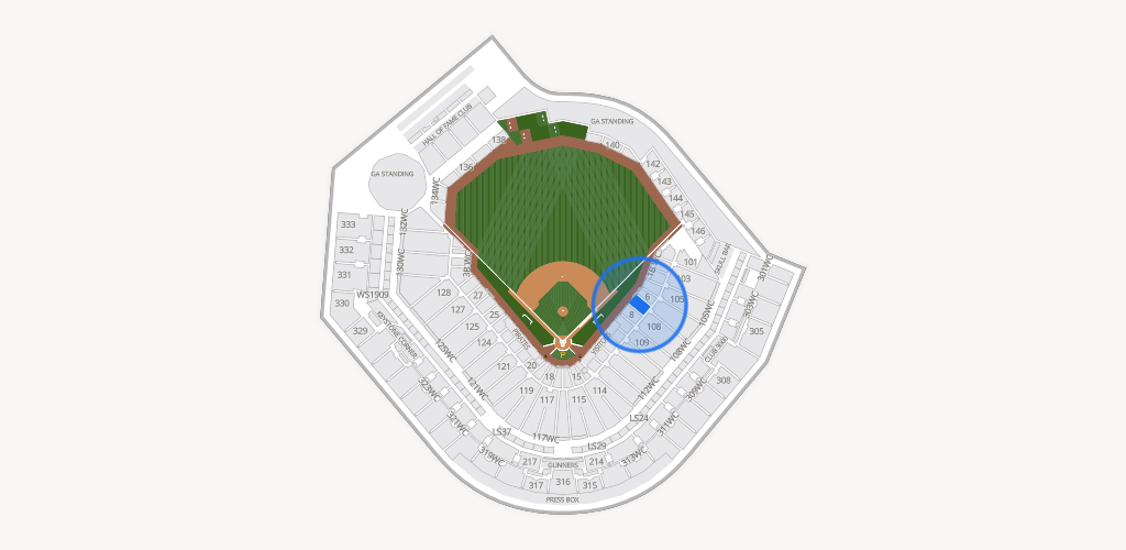 PNC Park Seating Chart