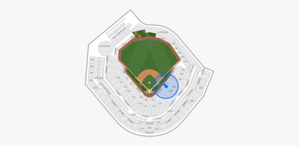 PNC Park Seating Chart