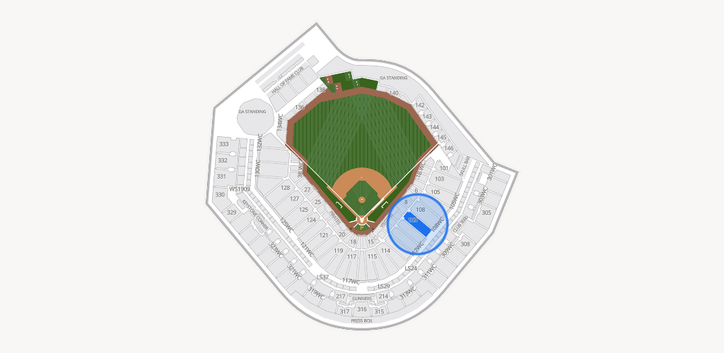 PNC Park Seating Chart