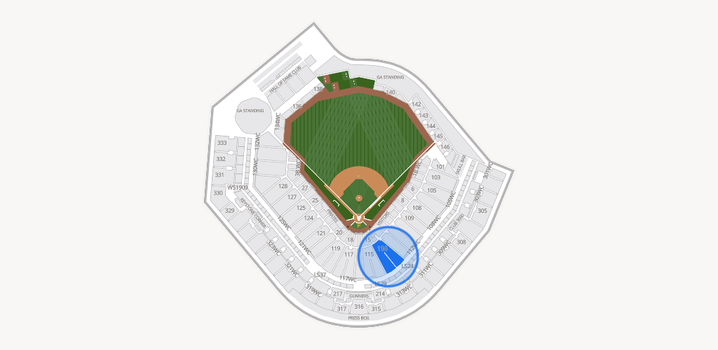 PNC Park Seating Chart