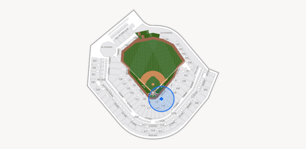 PNC Park Seating Chart