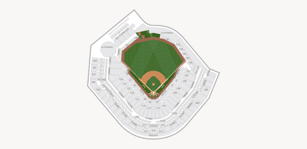 PNC Park Seating Chart