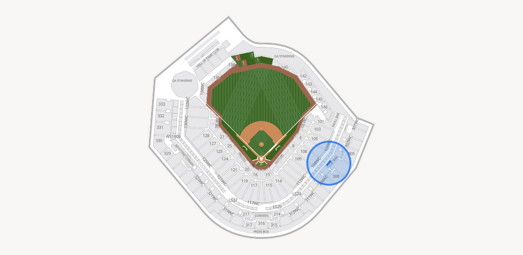 PNC Park Seating Chart