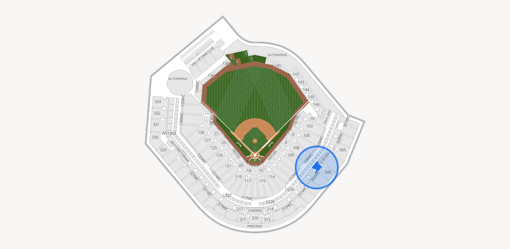 PNC Park Seating Chart