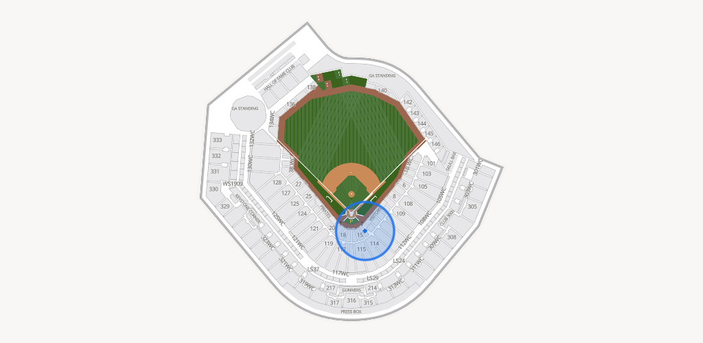 PNC Park Seating Chart