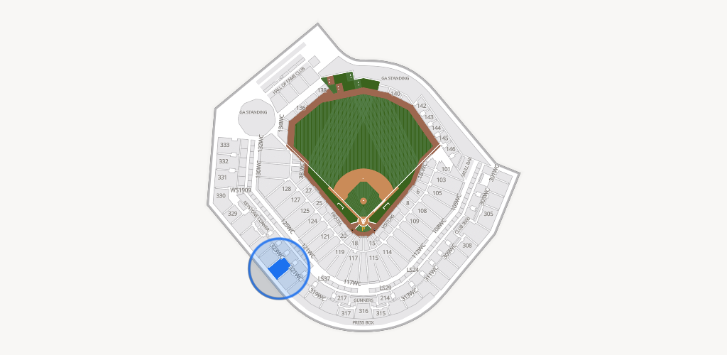 PNC Park Seating Chart